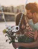 Infinite Symbol Butterfly Clavicle Chain