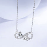 Infinite Symbol Butterfly Clavicle Chain