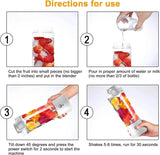 Portable Blender 600ML Electric Juicer Fruit Mixers 4000mAh USB Rechargeable Smoothie Mini Blender Personal Juicer Color
